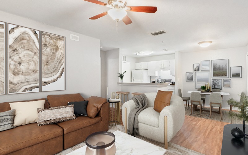 Staged Living Room
